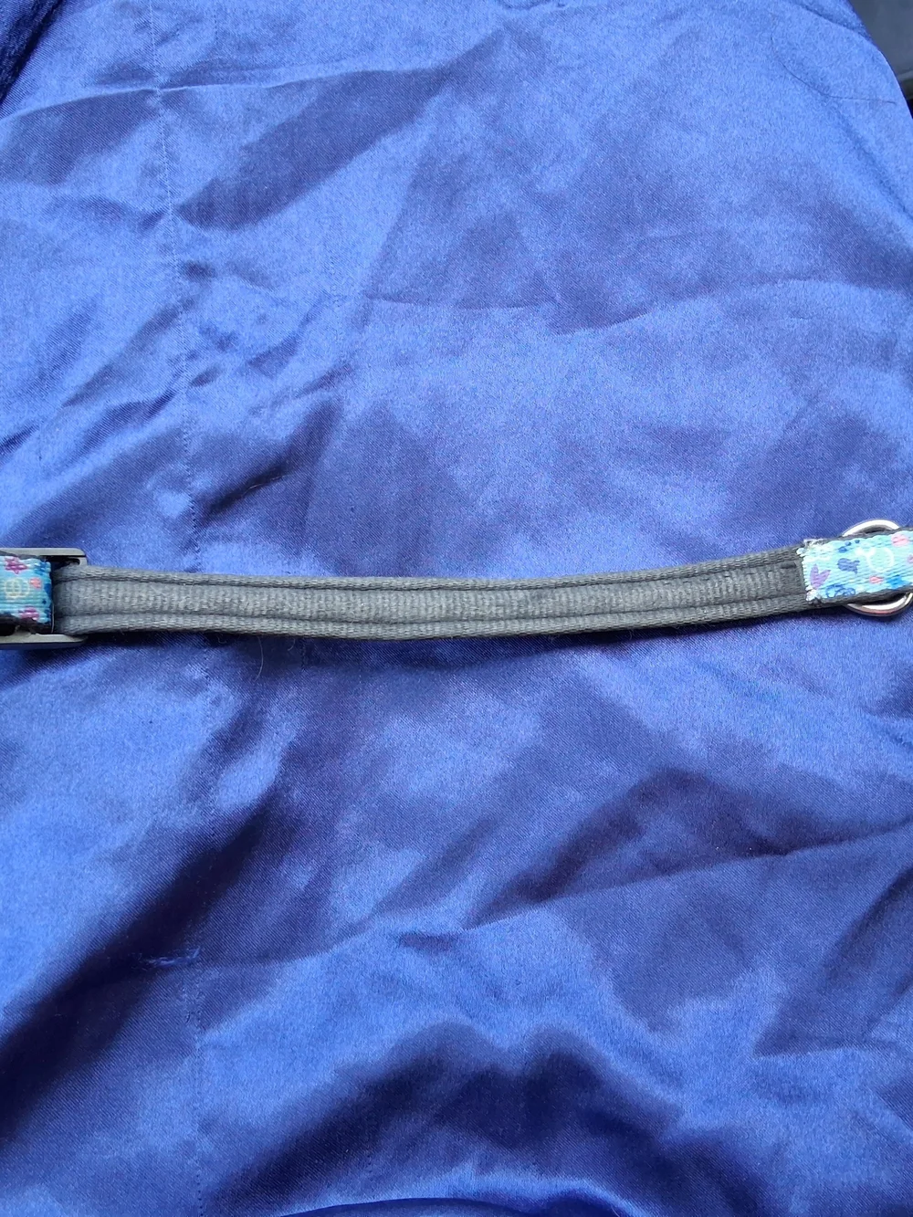 Coastal Unisex Small Blue Mermaid Patterned Dog Collar